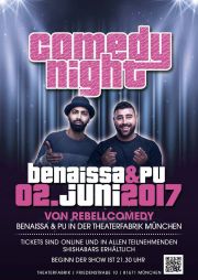 Tickets für Comedy Night mit Benaissa und Pu von Rebell Comedy am 02.06.2017 - Karten kaufen